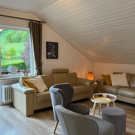 Sonnentraum - 95qm, 3 Schlafzimmer, 3 Baeder, Balkon & Bergblick Lägenhet Willingen (Upland)